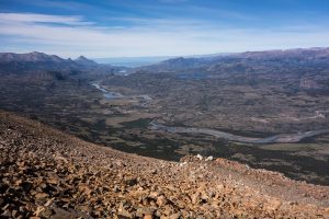Vue sur la vallée depuis le deuxième col